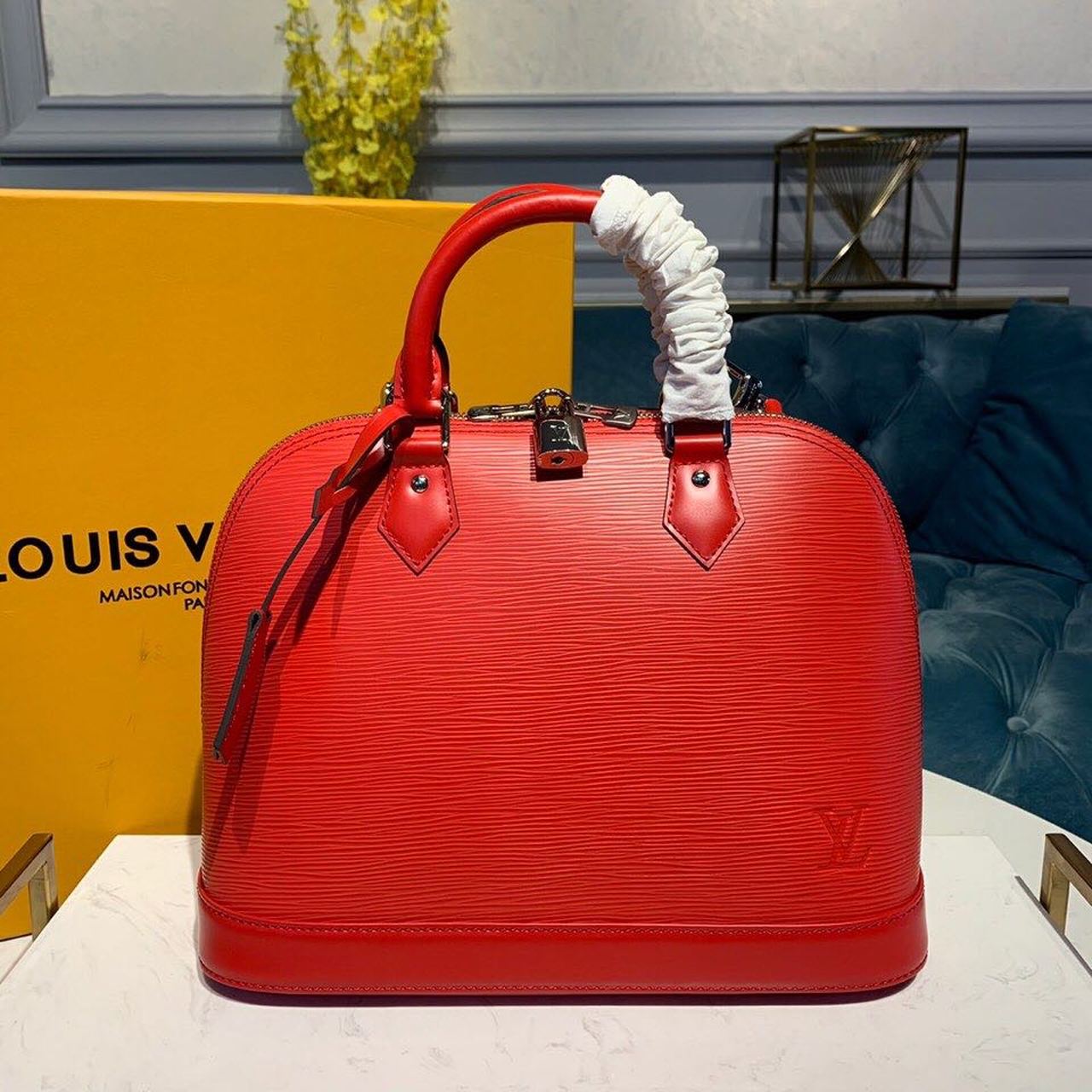 Top Quality Alma PM Epi Red For Women, Womens Handbags, Shoulder And Crossbody Bags 12.6in/32cm Top Quality