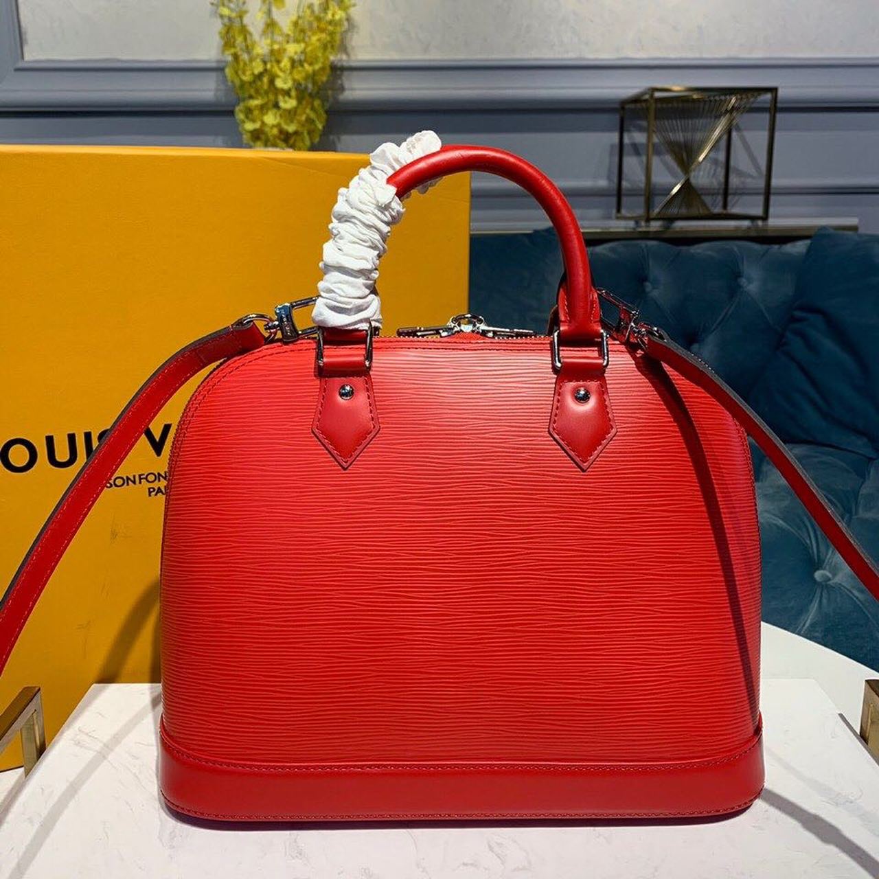 Top Quality Alma PM Epi Red For Women, Womens Handbags, Shoulder And Crossbody Bags 12.6in/32cm Top Quality