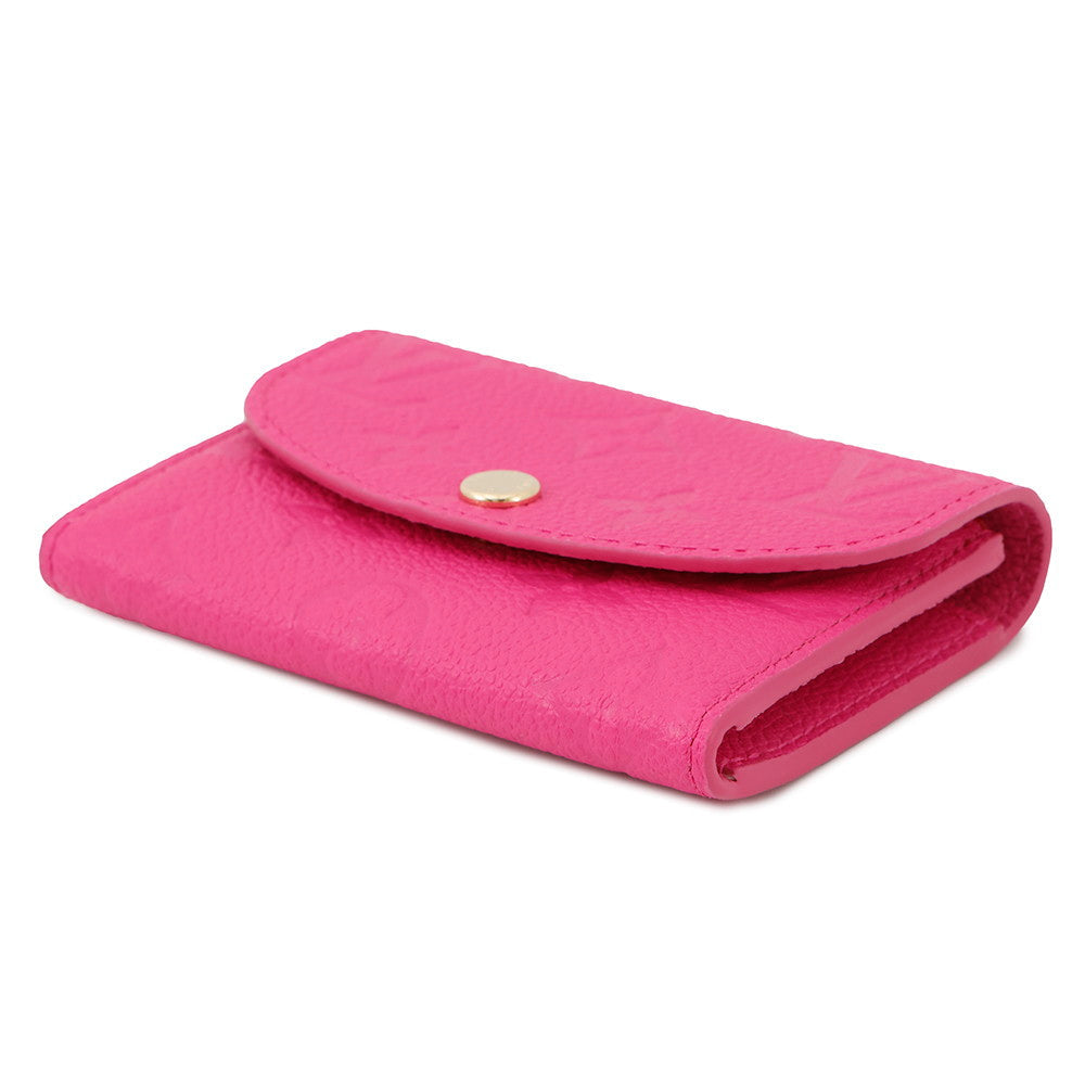 LOUIS VUITTON LV × TM Rosalie Coin Purse Cute PinkM14086 Monogram Empreinte Leather
