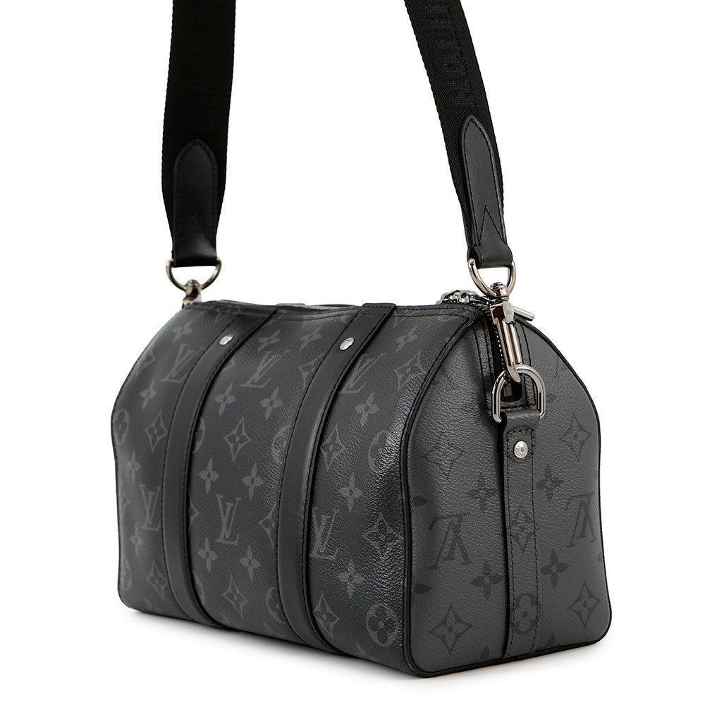 LOUIS VUITTON City・Keepall NoirM45936 Monogram Eclipse Monogram Eclipse Reverse