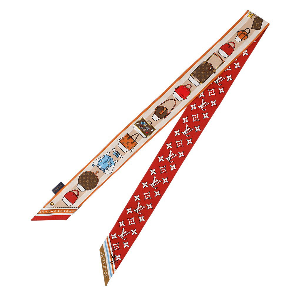 LOUIS VUITTON BandeauBB Anniere Paper Ho  SaffronM96259 Silk100%