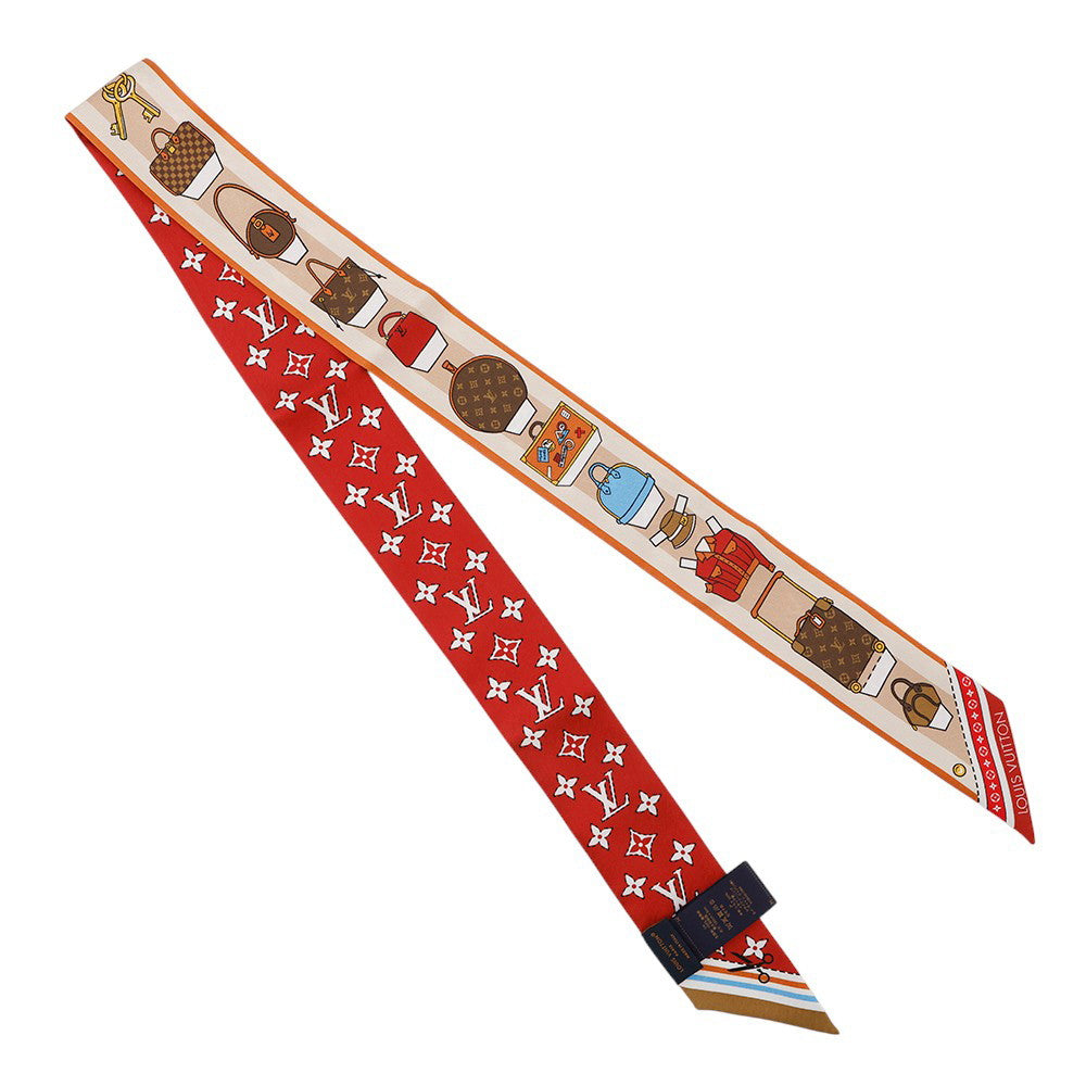 LOUIS VUITTON BandeauBB Anniere Paper Ho  SaffronM96259 Silk100%