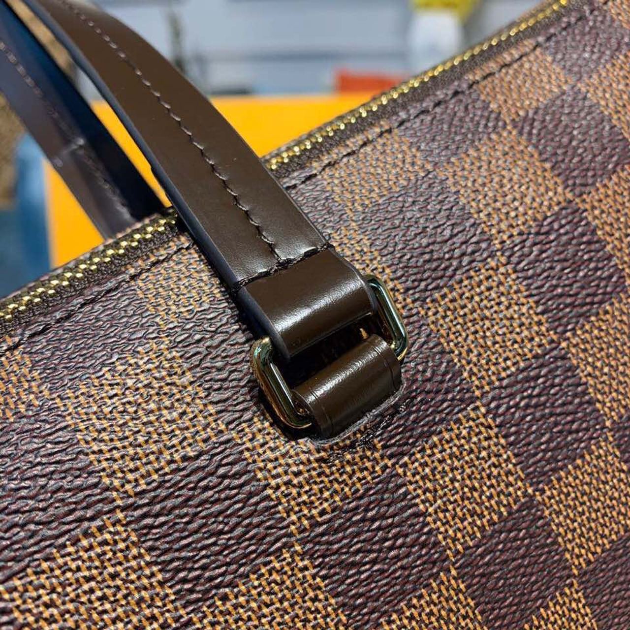 Top Quality Lena MM Damier Ebene Canvas For Women, WoHandbag, Shoulder Bags 13in/33cm Top Quality N41013