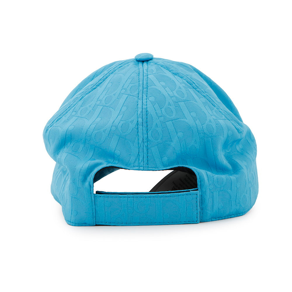 Dior Oblique Baseball Cap Size L Blue Polyester100%