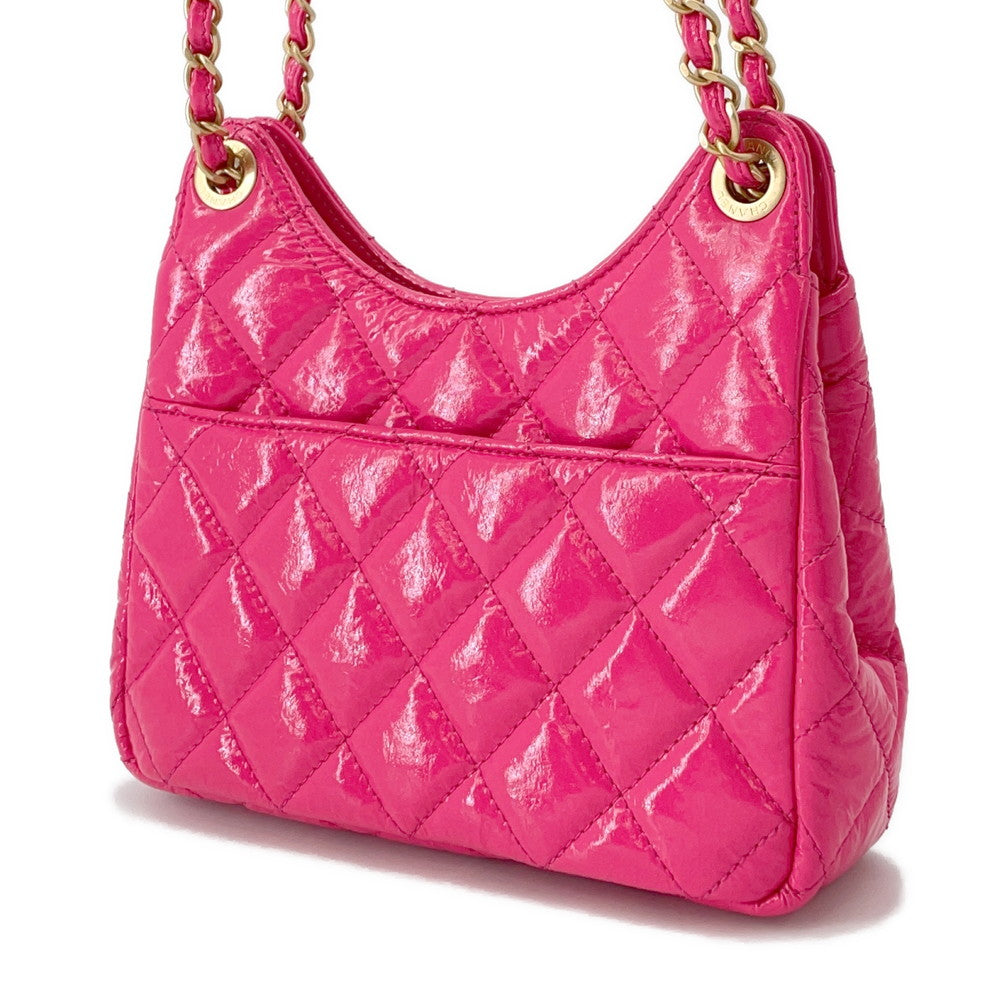 CHANEL Matelasse Hobo Bag PinkAS4323 Leather