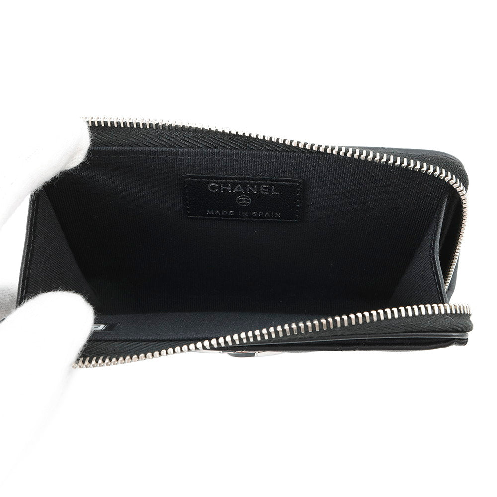 CHANEL Matelasse card holder BlackAP4197 Lambskin