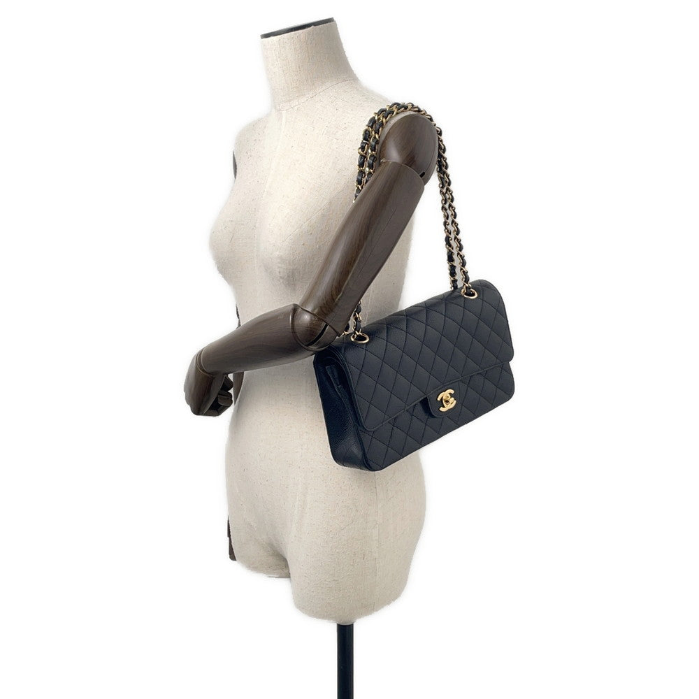 CHANEL Matelasse ChainShoulder BlackA01112 Caviar Leather