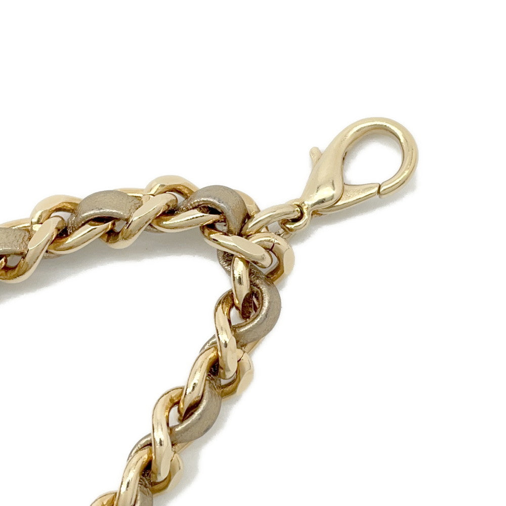 CHANEL Mini Mini Matelasse Bag Charm Gold Lambskin