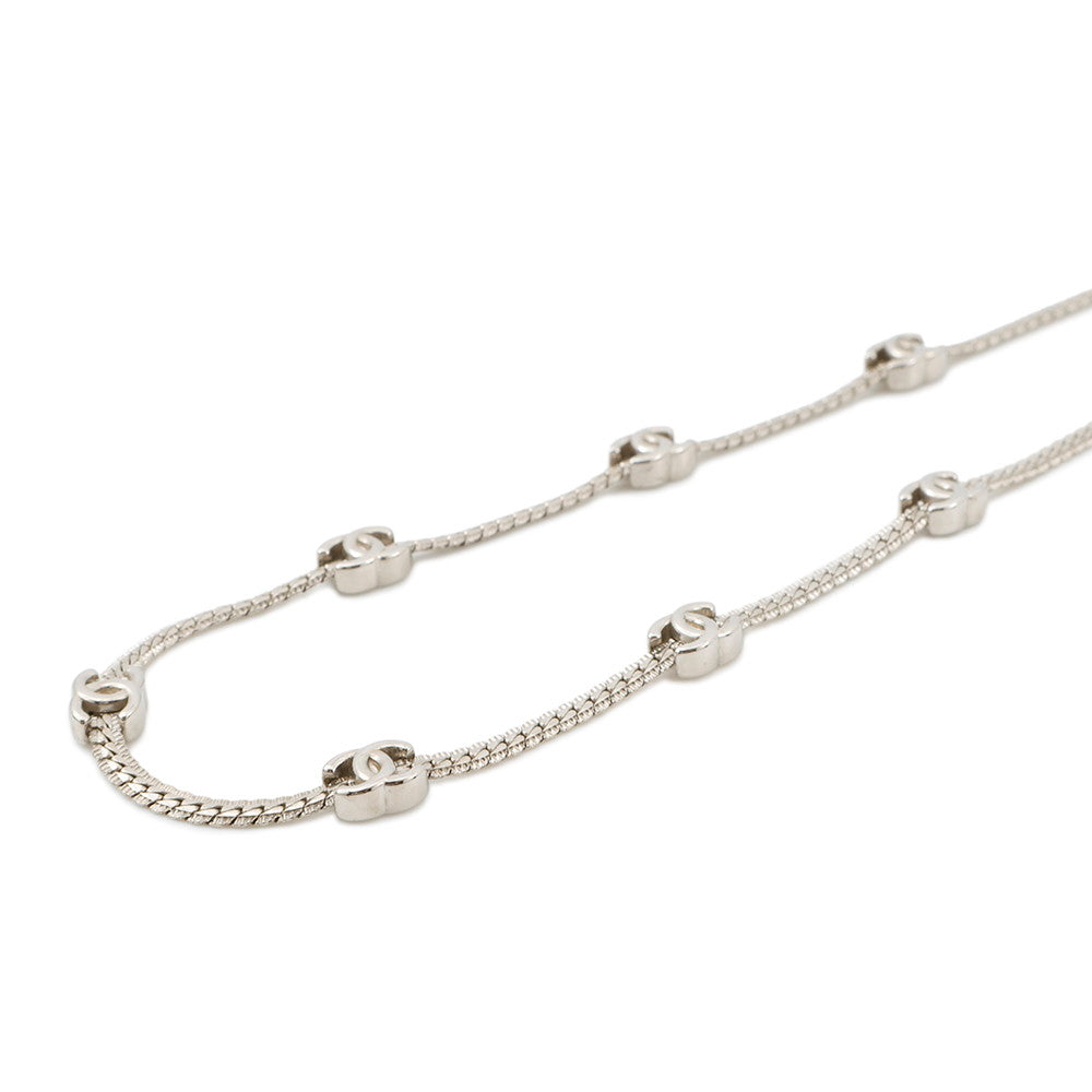 CHANEL CC Logo NecklaceABE254 Metal