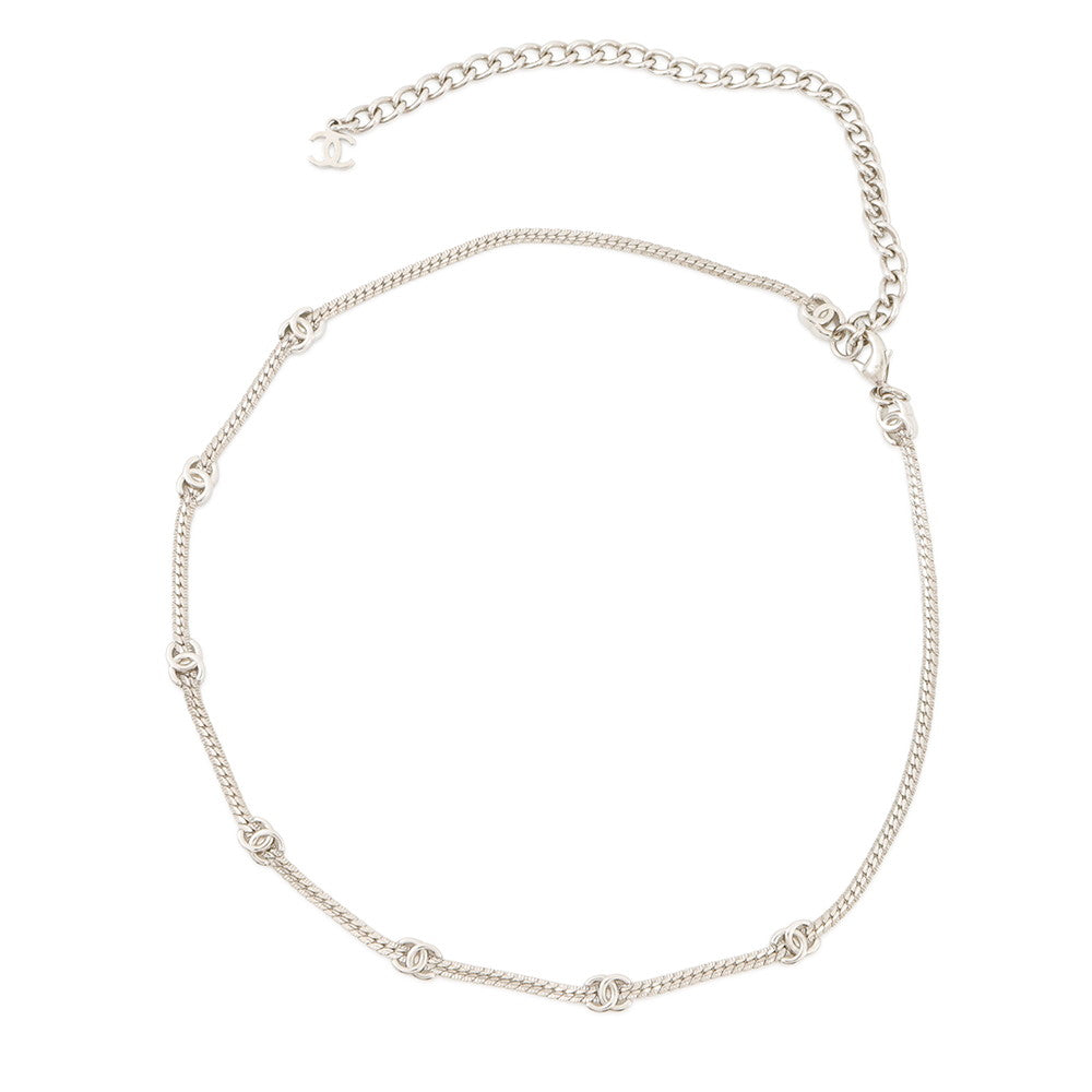 CHANEL CC Logo NecklaceABE254 Metal