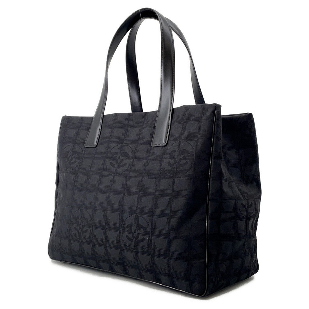 CHANEL New Travel Line Tote Bag BlackA15991 Nylon Leather Size MM