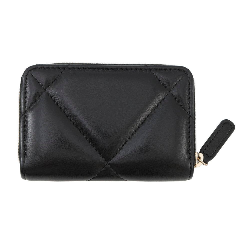 CHANEL CHANEL19/Disneuf coin purse BlackAP0949 Lambskin