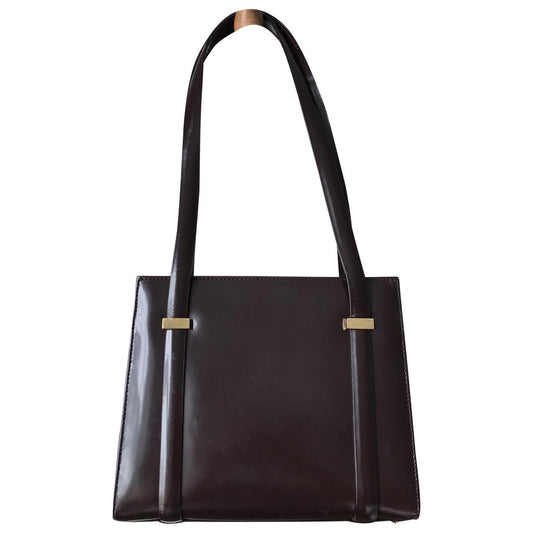 Gucci brown leather handbag