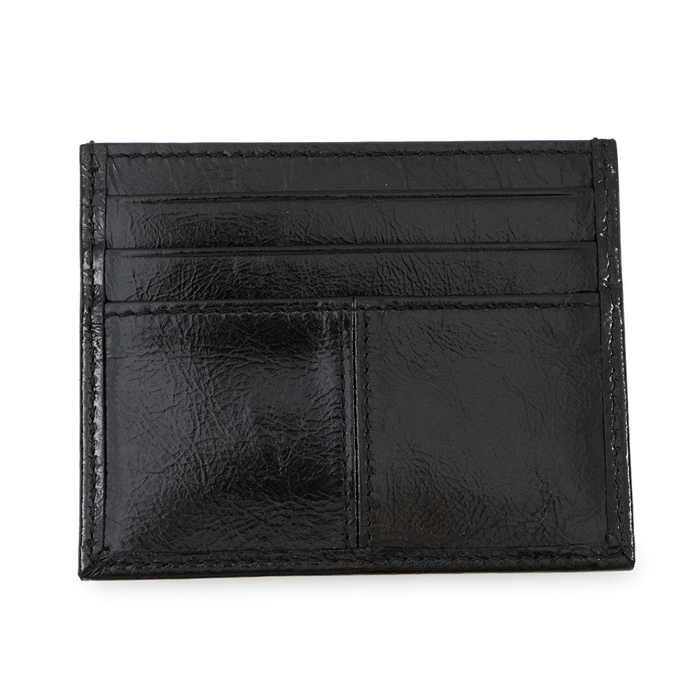 PRADA Triangle Logo Card Case Black2MC025 Soft Look Leather