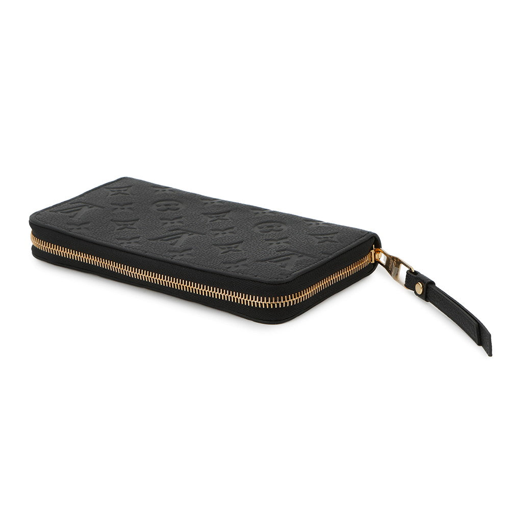 LOUIS VUITTON Zippy Wallet NoirM61864 Monogram Empreinte Leather