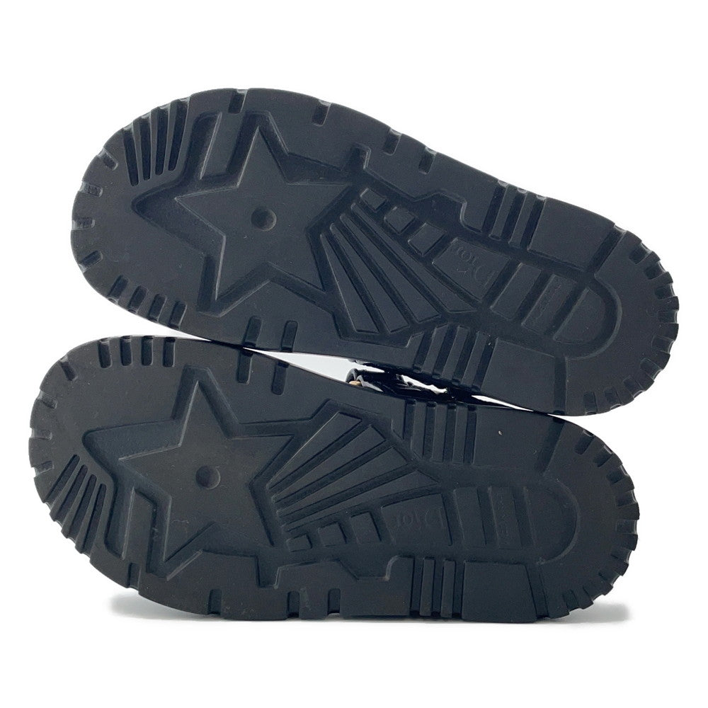 Dior Dior Act Sandals Black Leather Size 35H