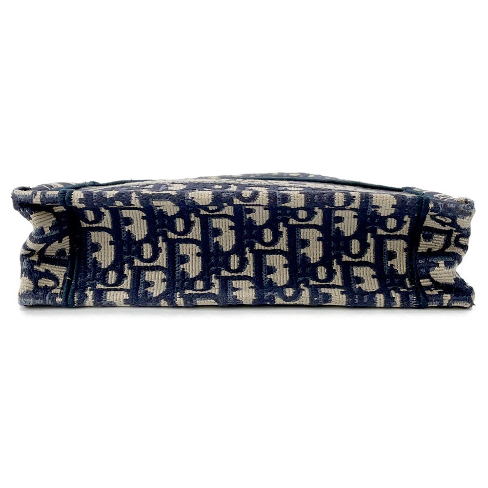 Dior Oblique Book Tote NavyS5475ZRIW Canvas Size Mini