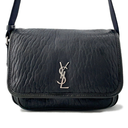 SAINT LAURENT PARIS Niki Shoulder Bag Black776611 Leather Size Small