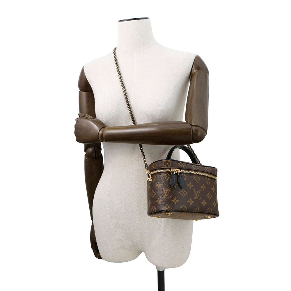 LOUIS VUITTON Vanity NV NoirM45165 Monogram Monogram Reverse Canvas Size PM