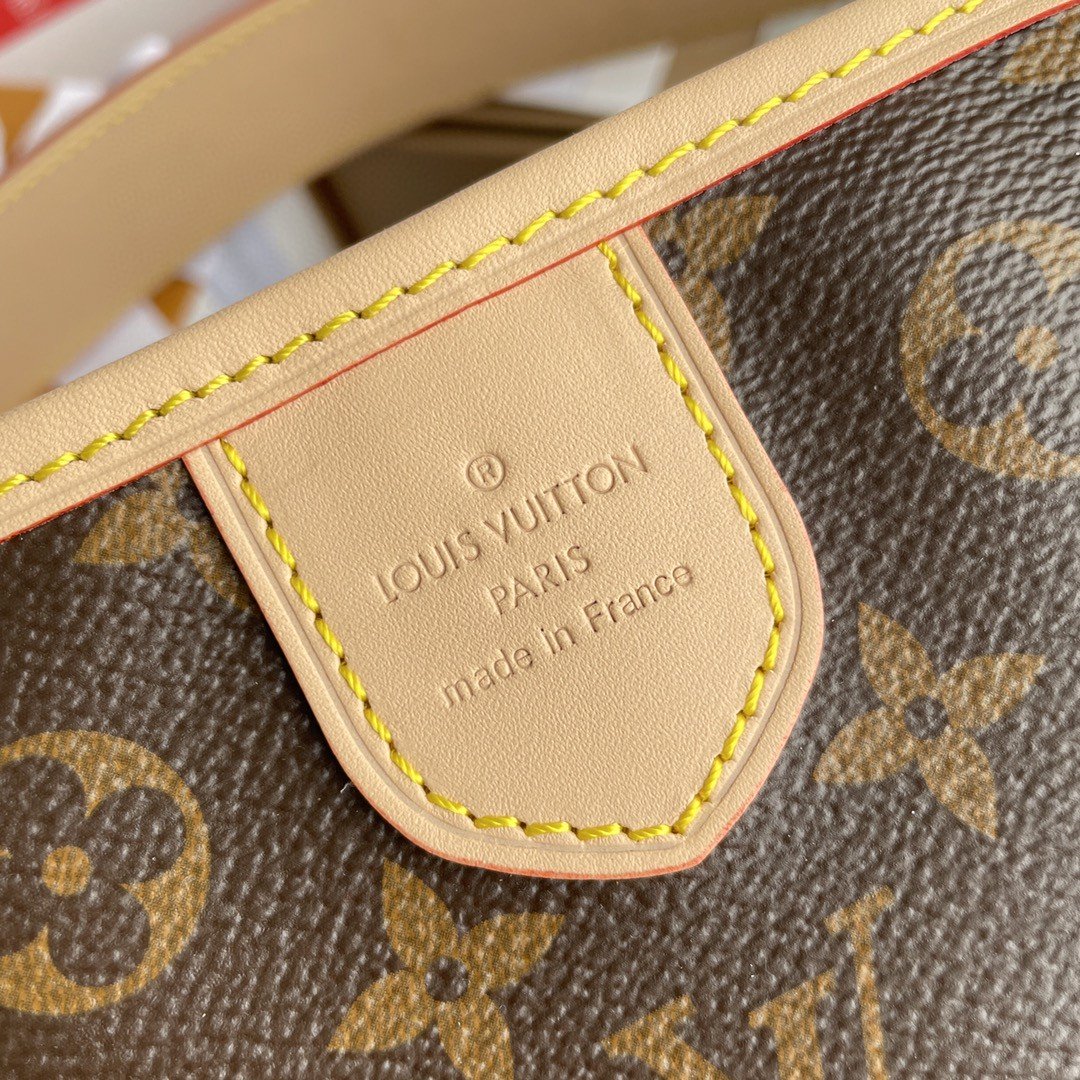 Top Quality Delightful PM Monogram Canvas Natural For Women,  Shoulder Bags 33cm Top Quality M40352
