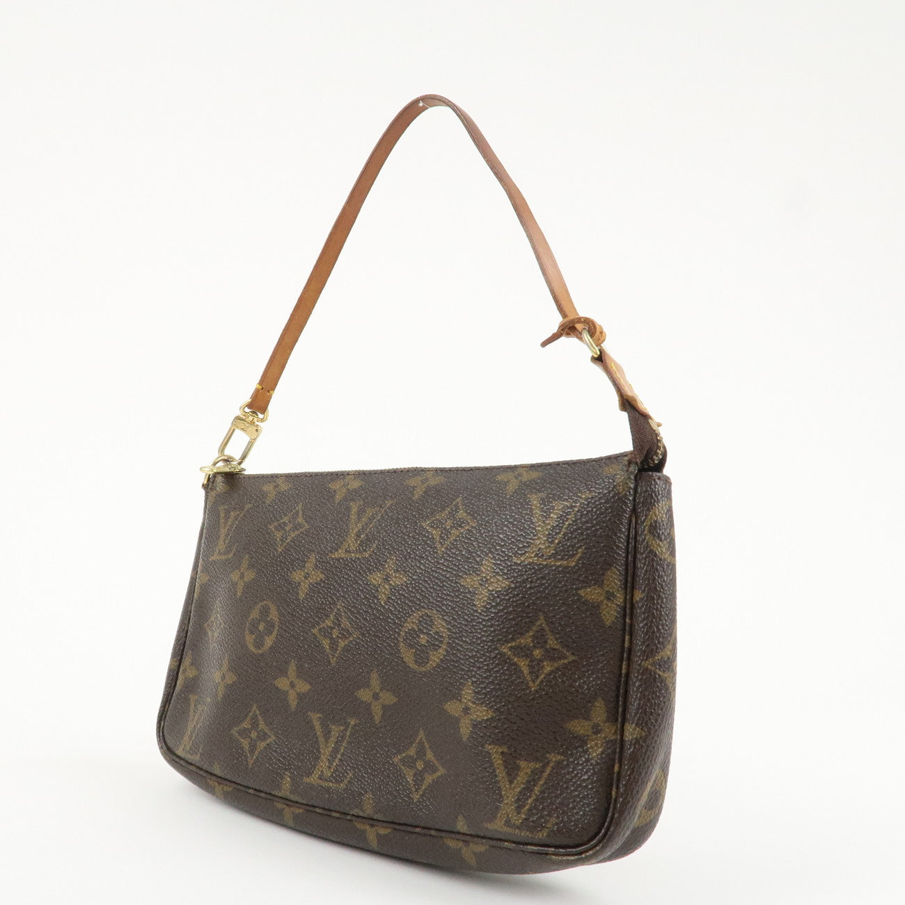 Louis Vuitton Monogram Pochette Accessoires Hand Bag Brown M51980  d