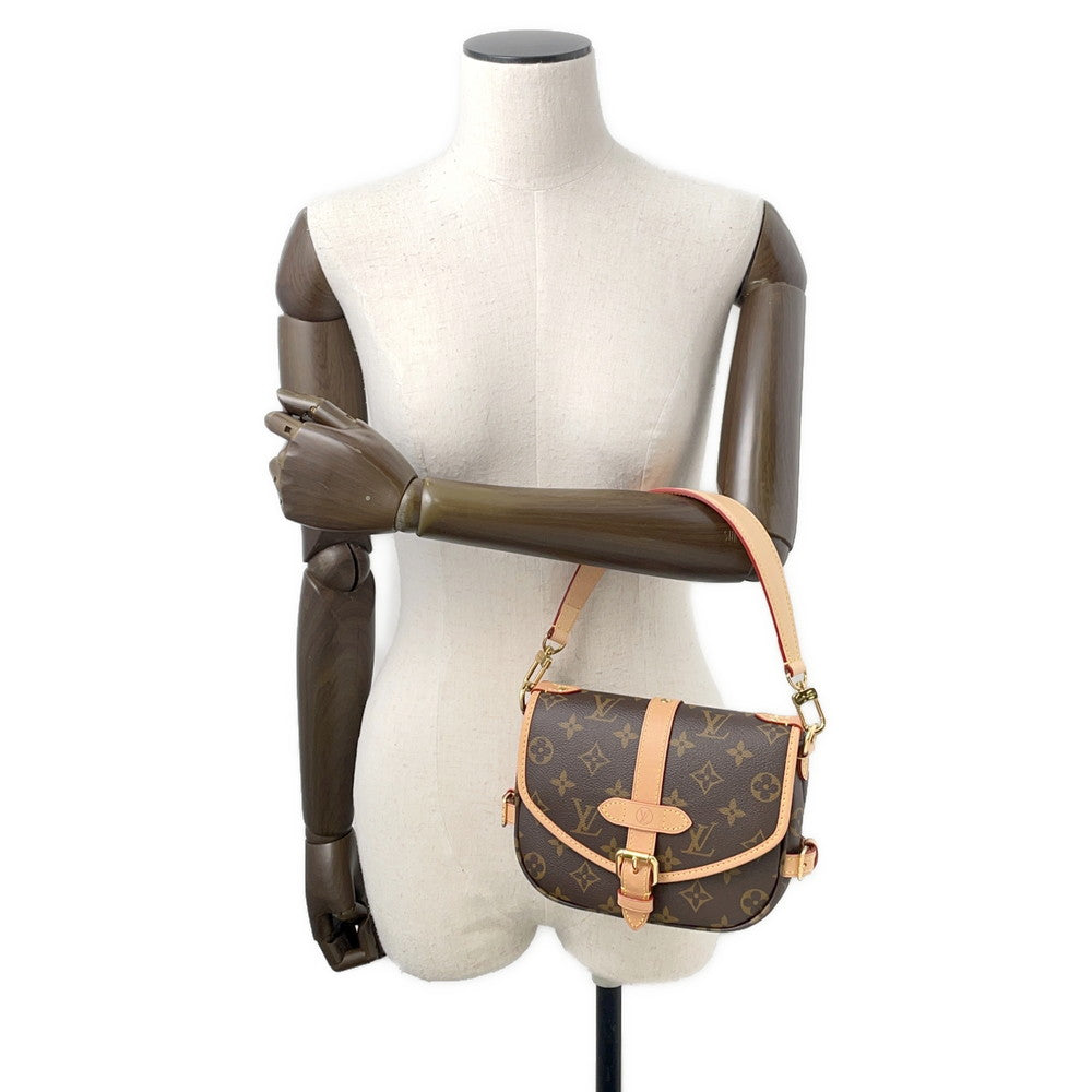 LOUIS VUITTON Saumur BB BeigeM46740 Monogram Size BB
