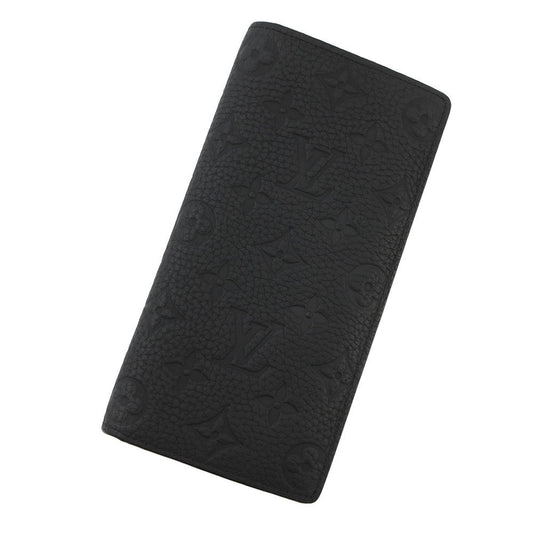 LOUIS VUITTON Portefeuille Brazza NoirM69038 Taurillon Leather/Monogram?Pattern