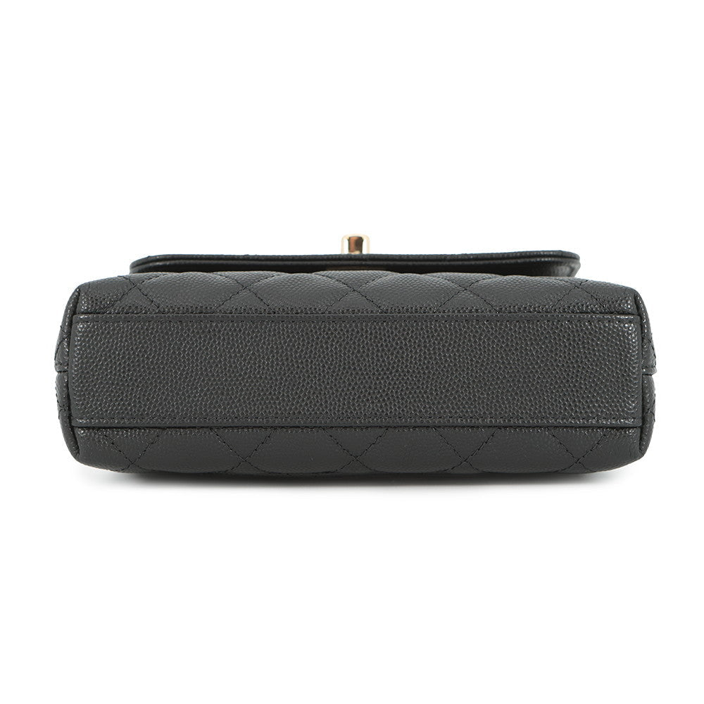CHANEL Coco Handle 2wayChainShoulder BlackAP4244 Caviar Leather Size Minimini(16)