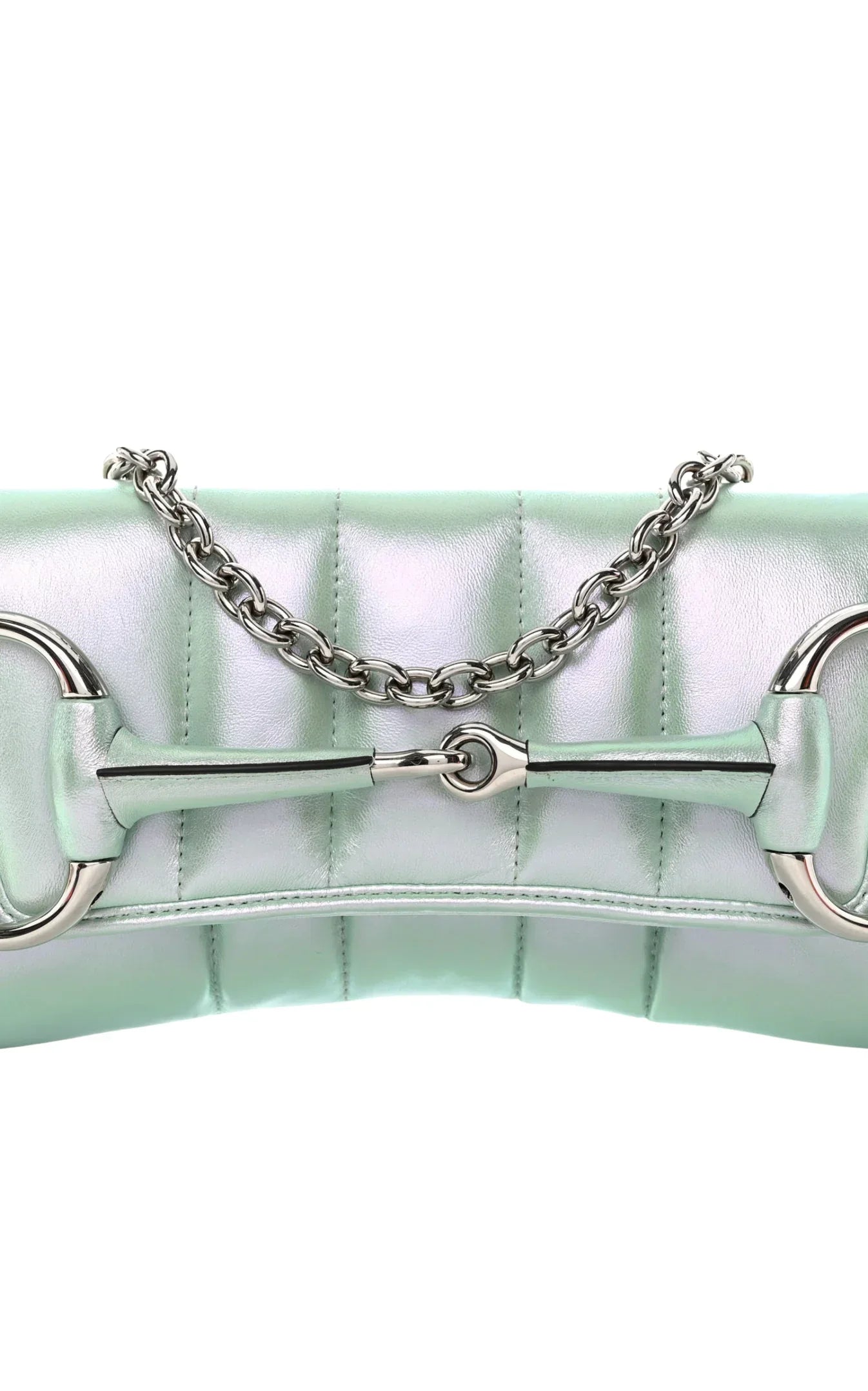 Gucci Horsebit Chain Shoulder Bag Vertical Quilted Leather Other Leather Shoulder Bag Bag ( )