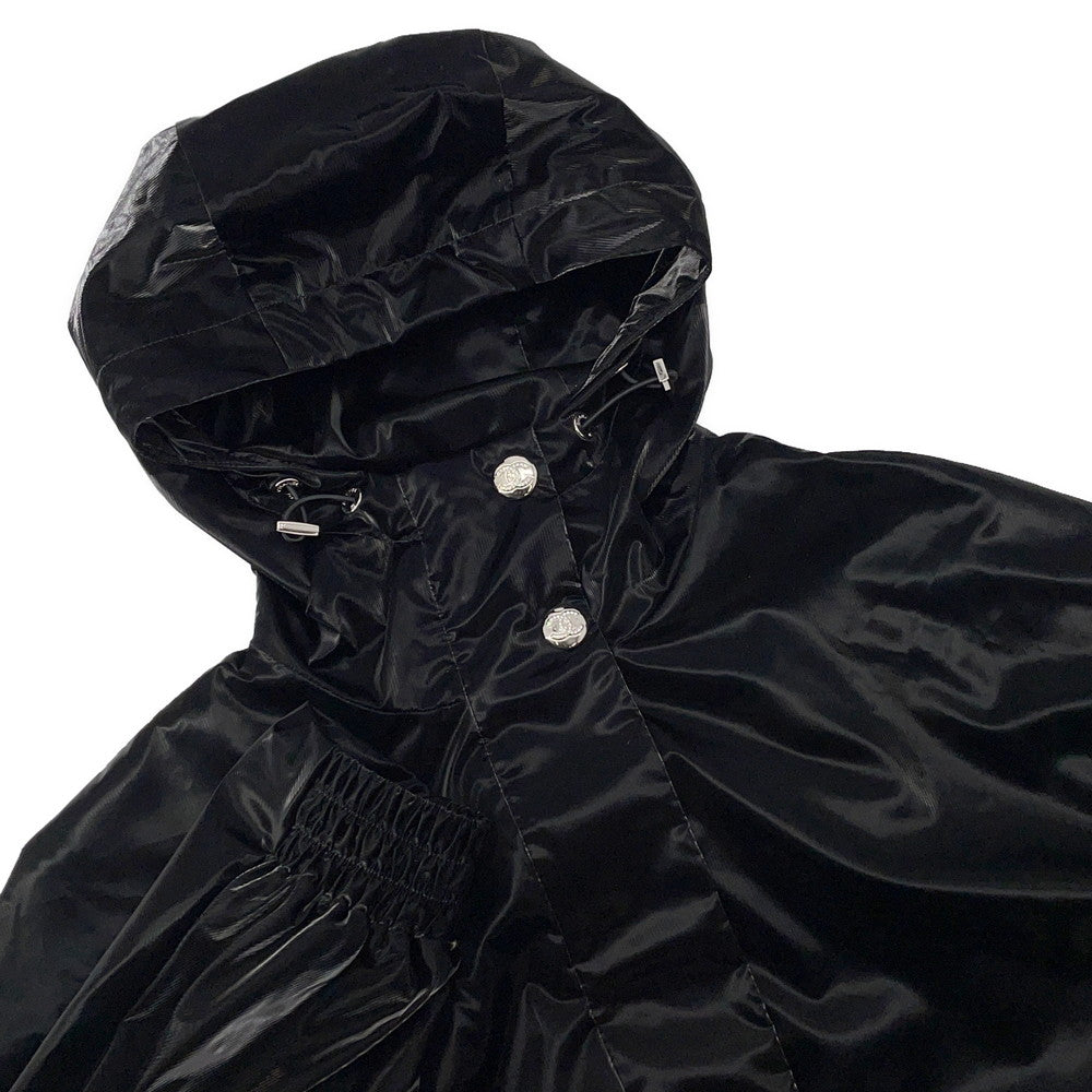 CHANEL BijouxButton Technical Fabric Blouson Size 36 BlackP77341 Polyester100% Rhinestone