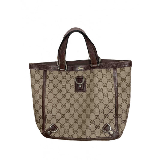Gucci beige cloth handbag
