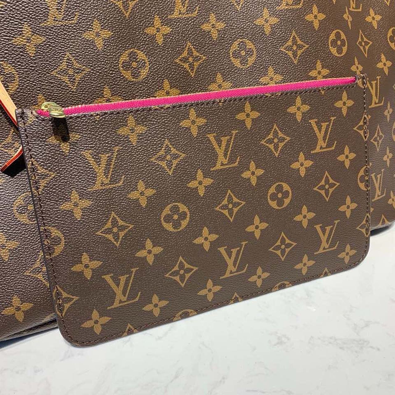 Top Quality Neverfull GM Tote Bag Monogram Canvas Pivoine Pink For Women, WoHandbag, Shoulder Bags 15.7in/39cm Top Quality M41180
