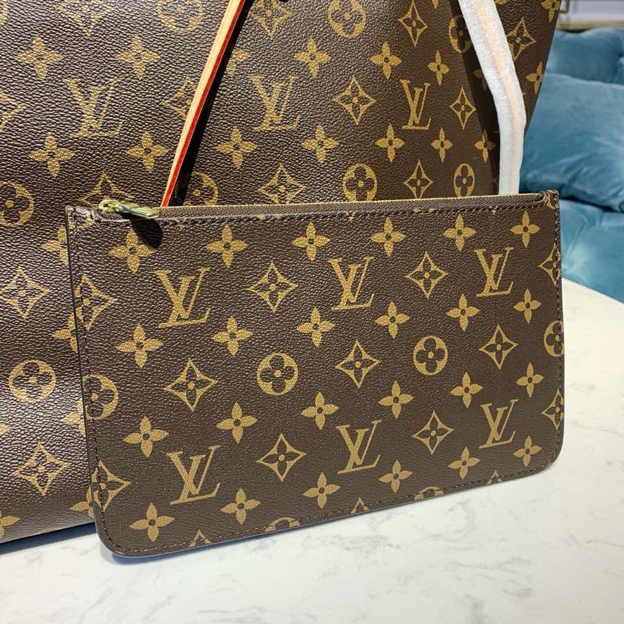 Top Quality Neverfull GM Tote Bag Monogram Canvas Beige For Women, WoHandbag, Shoulder Bags 15.7in/39cm Top Quality M40990