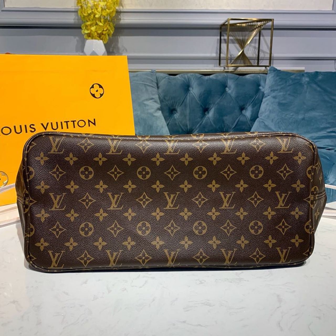 Top Quality Neverfull GM Tote Bag Monogram Canvas Red For Women, WoHandbag, Shoulder Bags 15.7in/39cm Top Quality M40991