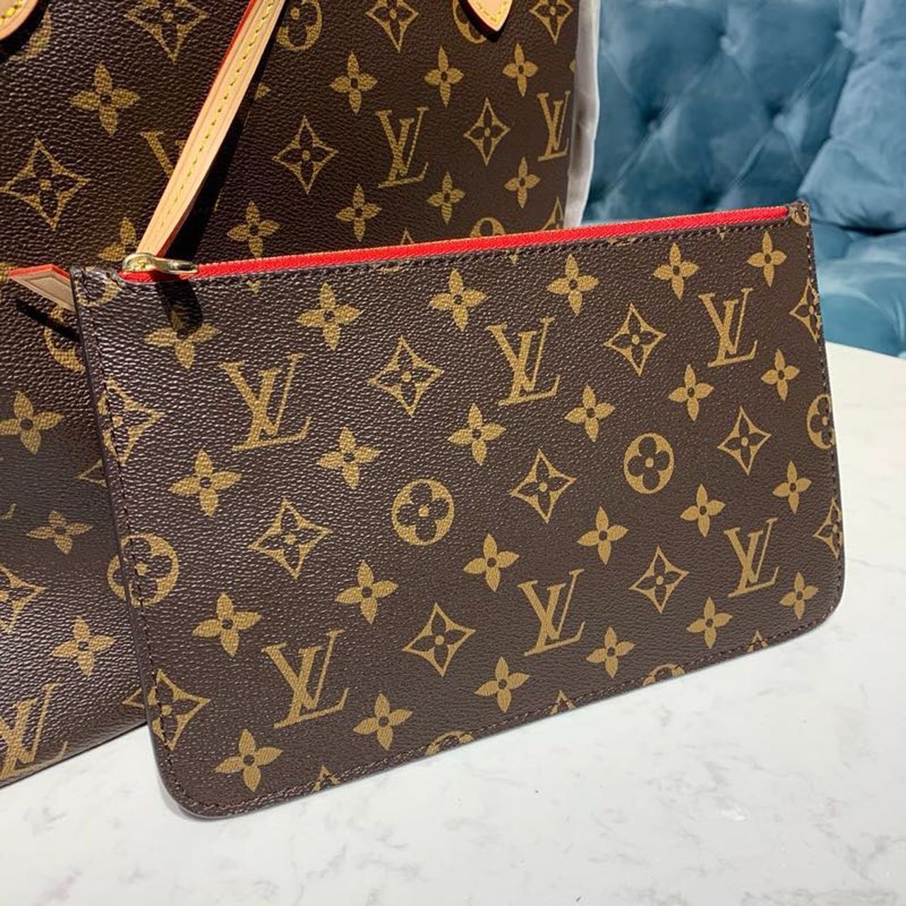 Top Quality Neverfull MM Tote Bag Monogram Canvas Cerise Red For Women,  Shoulder Bags 12.2in/31cm Top Quality M41177