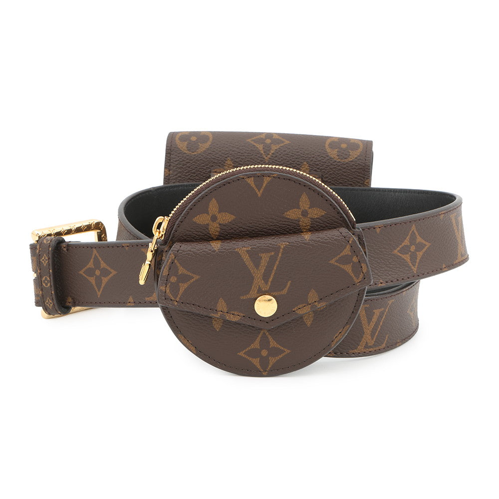 LOUIS VUITTON Belt?Daily Multi Pocket Size 80/32 BrownM0236W Monogram