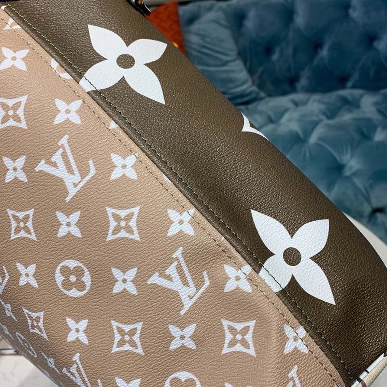 Top Quality Neverfull MM Tote Bag Monogram Canvas Khaki/Beige For Women,  Shoulder Bags 12.2in/31cm Top Quality M44568