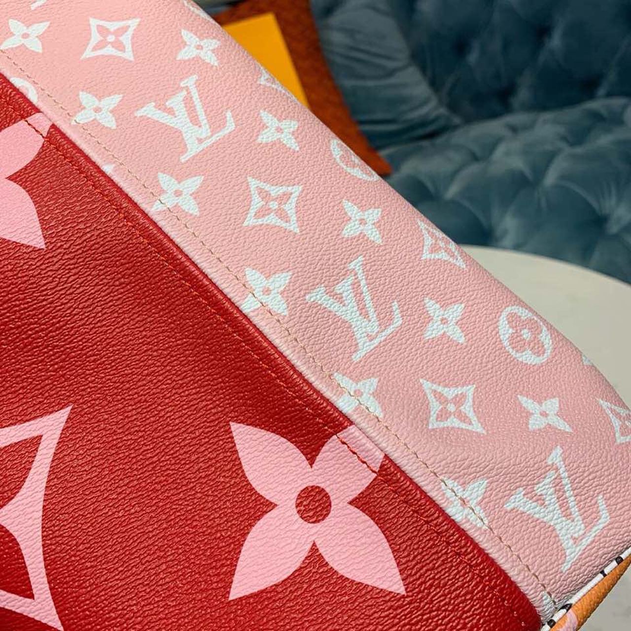 Top Quality Neverfull MM Tote Bag Monogram Canvas Red/Pink For Women,  Shoulder Bags 12.2in/31cm Top Quality M44567