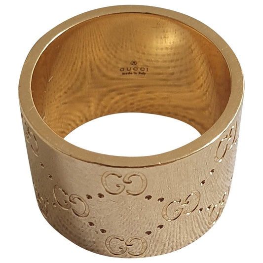 Gucci icon gold yellow gold rings