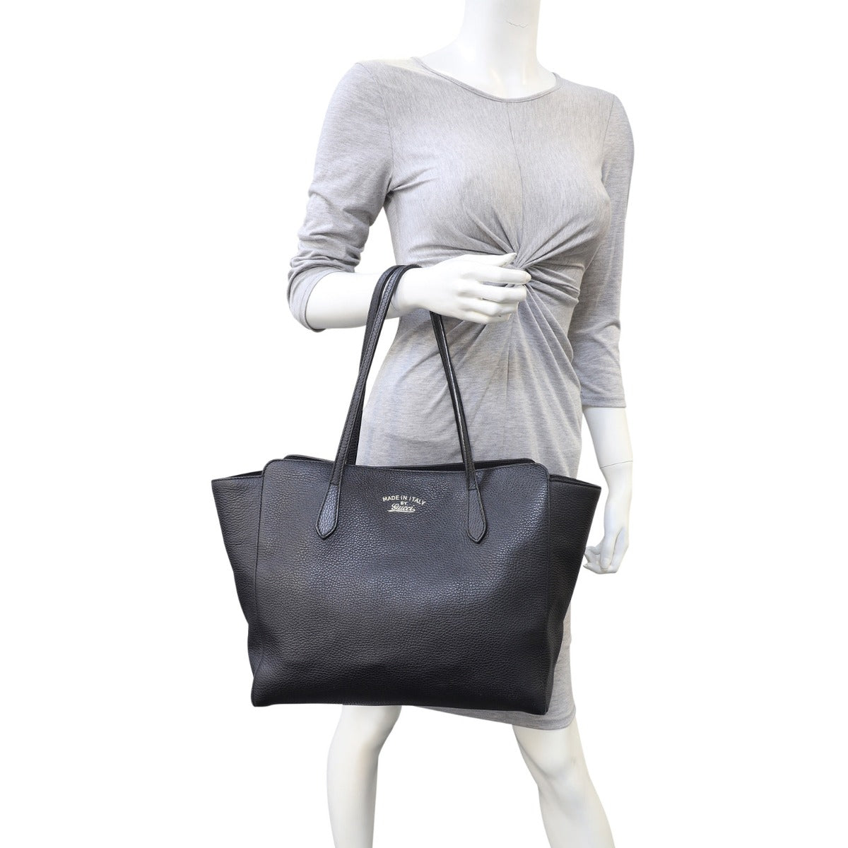 Gucci Swing Leather Tote Medium