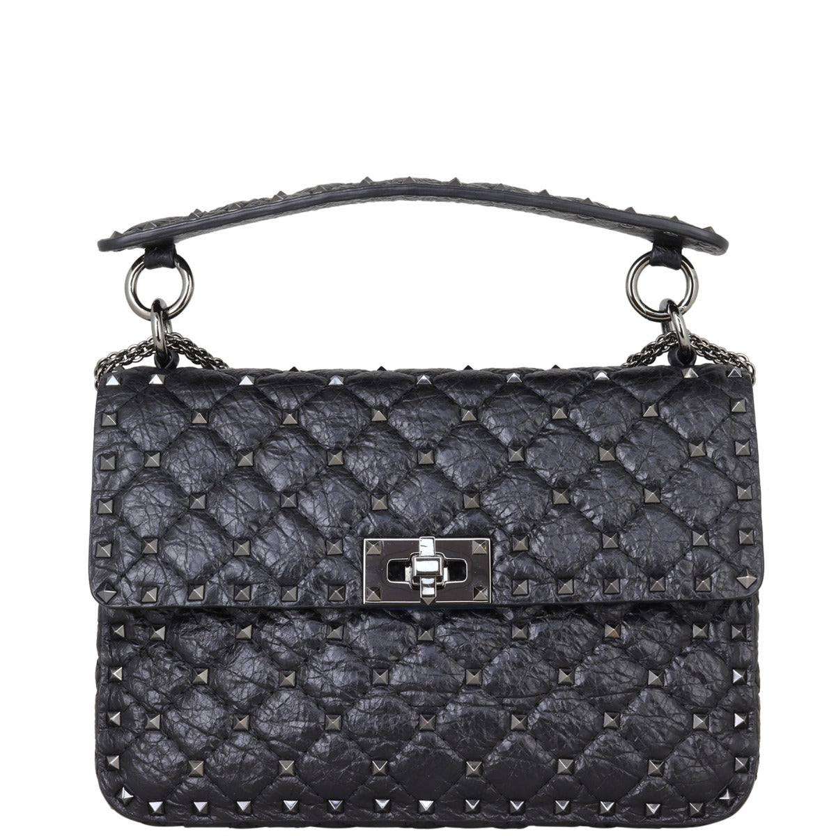 Valentino Rockstud Spike Medium Shoulder Bag