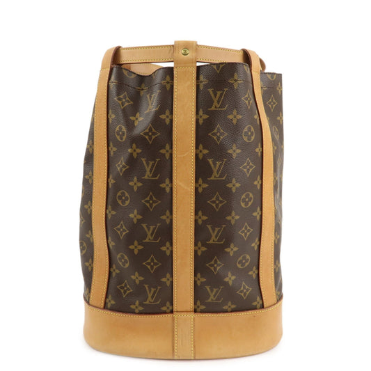 Louis Vuitton Monogram Randonnee PM Laundry Bag Brown M42243  d