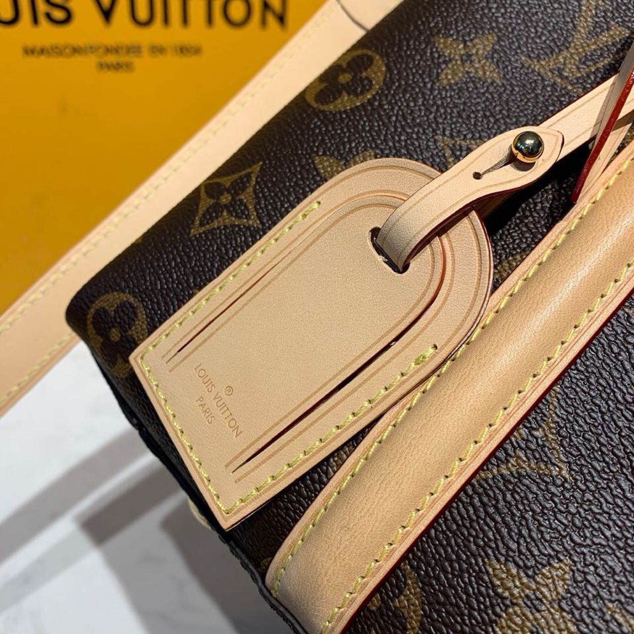 Top Quality Open BB Bag 27cm Monogram Canvas Spring/Summer Collection M44576 Brown