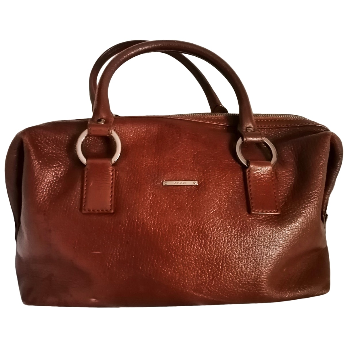 Gucci brown leather handbag