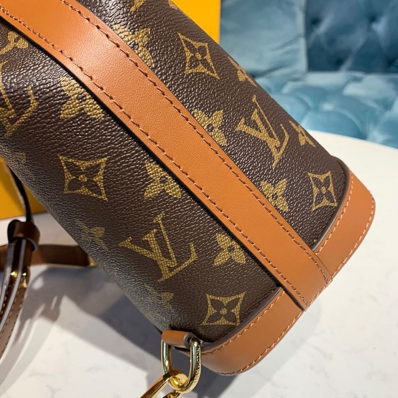 Top Quality Dauphine Backpack PM Monogram and Monogram Reverse Canvas By Nicolas Ghesquiere For Spring-Summer, WoBags 20cm Top Quality M45142
