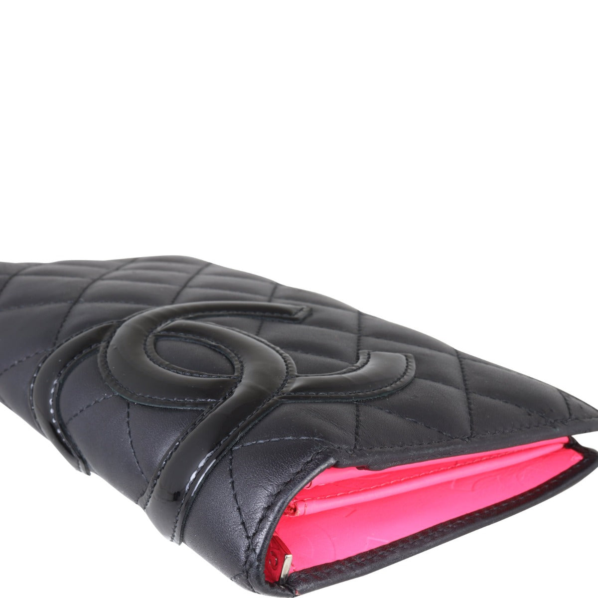 Chanel Ligne Cambon Yen Wallet | Silver Hardware