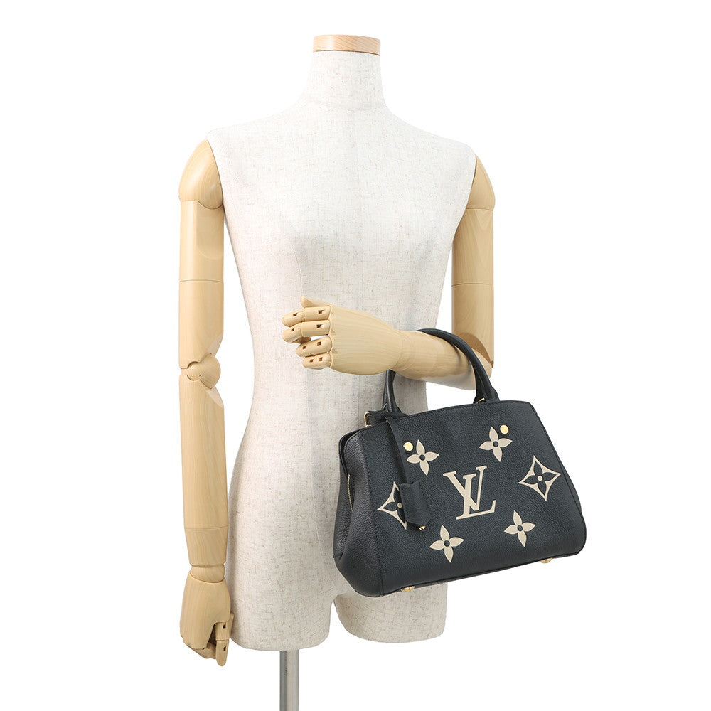 LOUIS VUITTON MontaigneBB NoirM45778 Monogram Empreinte Leather Size BB