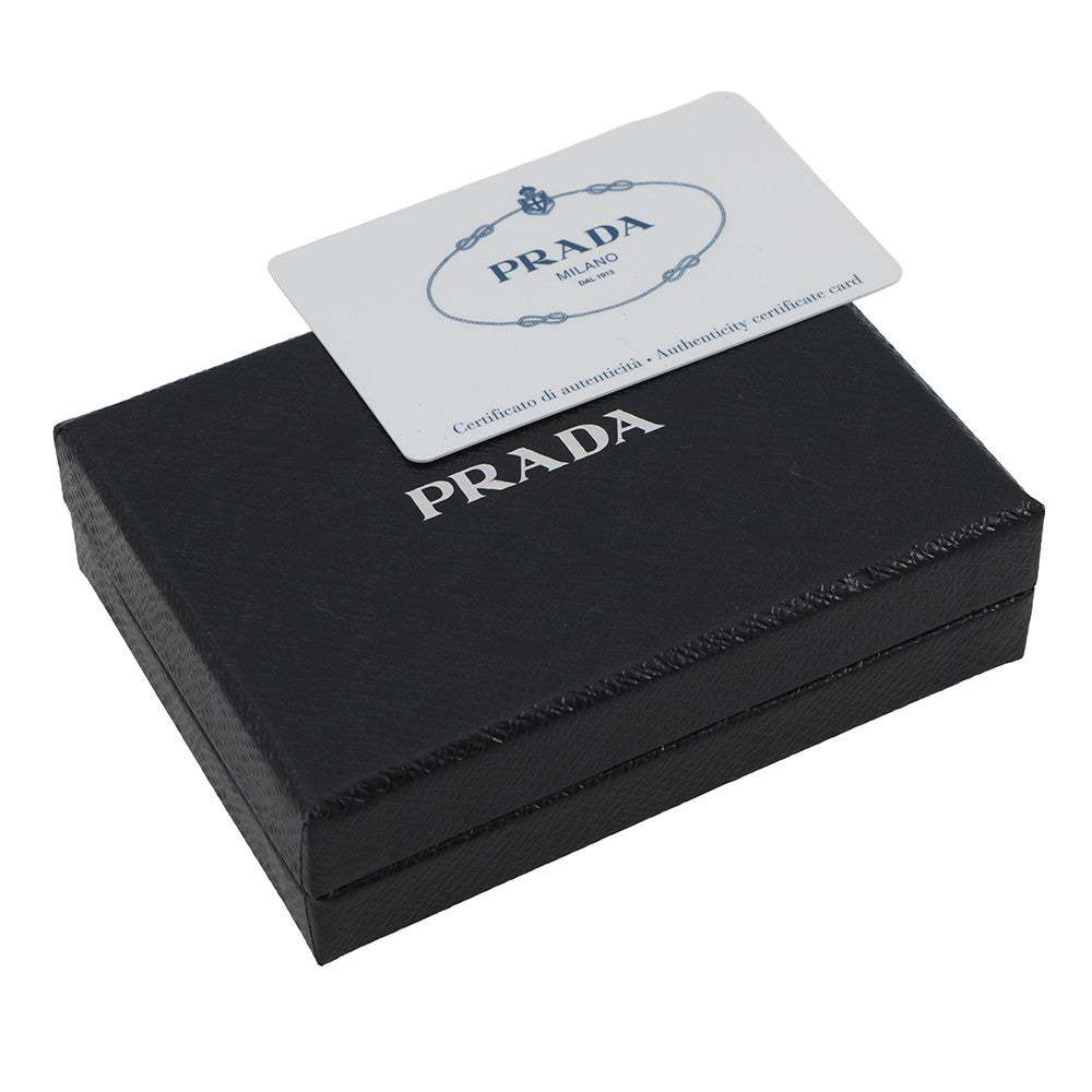 PRADA Saffiano Leather Key Case Purple1M0222 Leather