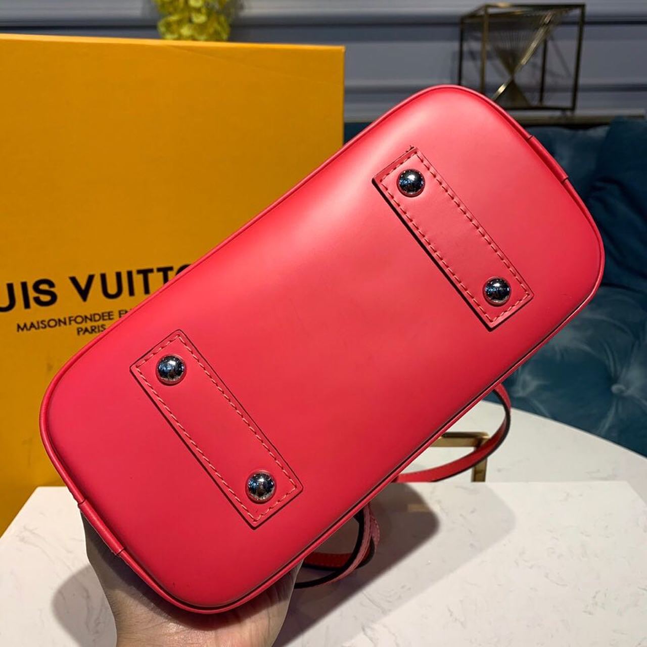 Top Quality Alma BB Epi Hot Pink For Women, Womens Handbags, Shoulder And Crossbody Bags 9.2in/23.5cm Top Quality