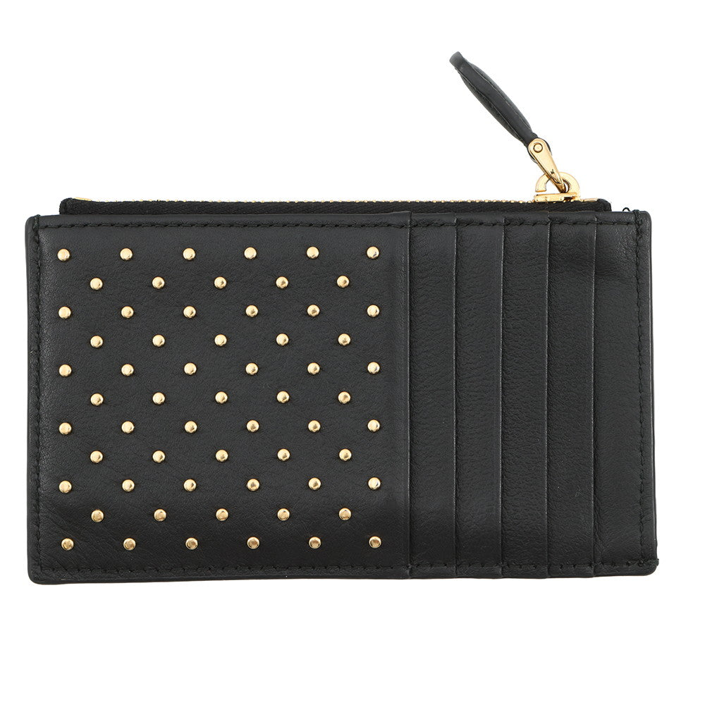 PRADA Studded Fragment Case Black1MC086 Leather